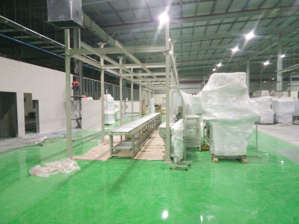 Industrial fabrication work